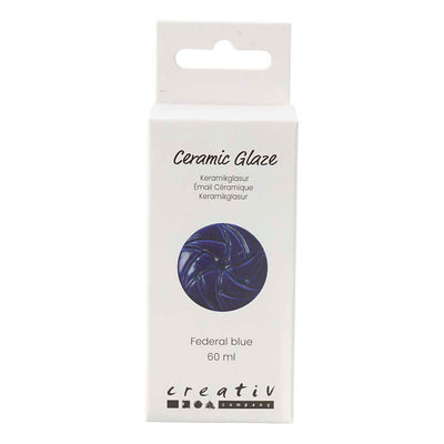 Smalto ceramico Creative Company, 984-1101 °C, opaco, blu federale, 60 ml 1 bottiglia