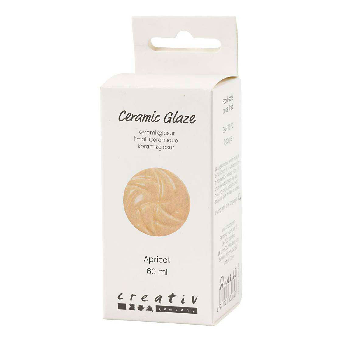 Creativ company smalto ceramico 984-1101 c albicocca opaco - 60ml