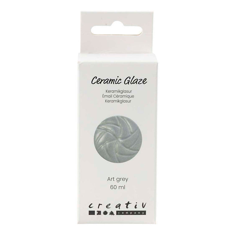 Esmalte cerámico Creativ Company, 984-1101 °C, opaco, gris artístico, 60 ml 1 botella