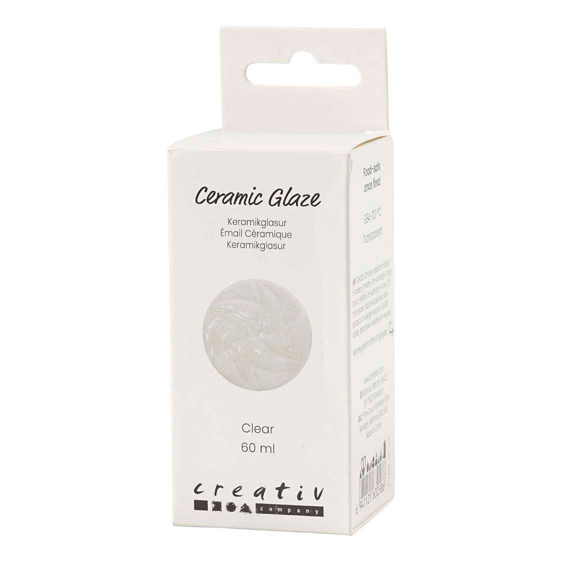 Creativ company keramiek glazuur 984-1101 c transparant helder - 60ml