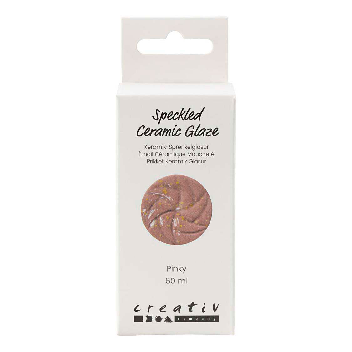 Creativ company esmalte cerámico moteado, 999-1060 °c, opaco, meñique, 60 ml 1 botella