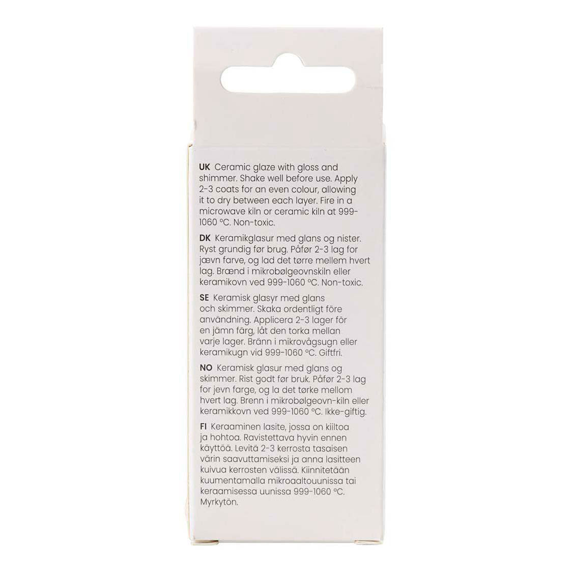 Creativ company smalto ceramico maculato 999-1060 c arancio sole opaco - 60ml
