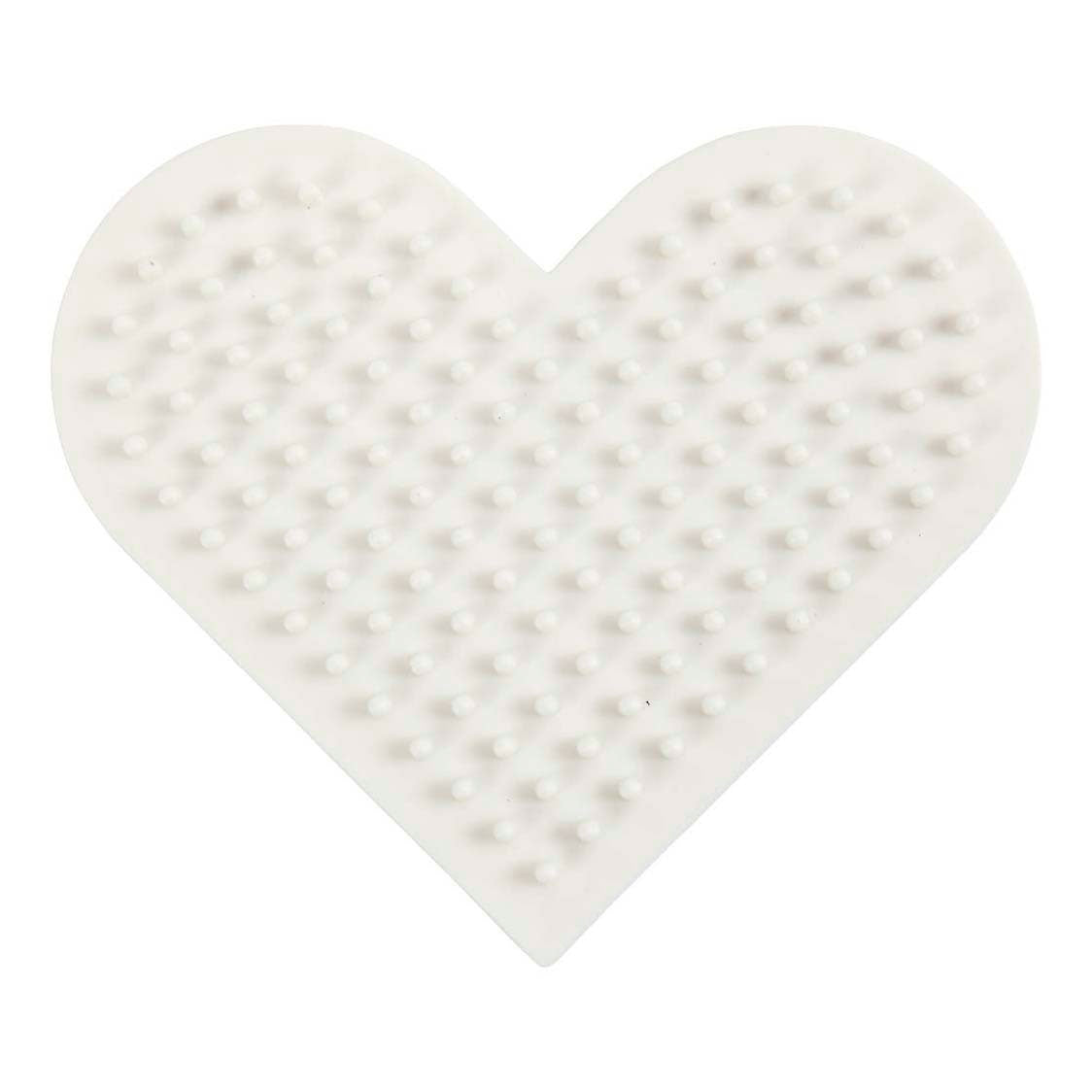 Piatto base Nabbi biobeads, cuore piccolo, misura 7x8,5 cm, medio, 1 pezzo