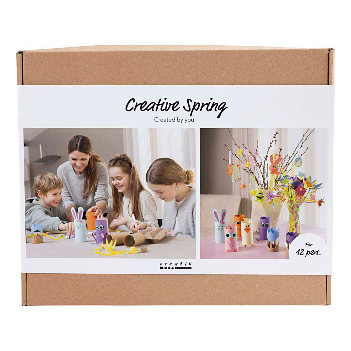Gruppo aziendale Creativ set primavera creativa, colori primaverili, 1 scatola
