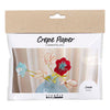 Mini set hobby di Creativ Company carta crespa, fiori di carta crespa, colori pastello, 1 scatola