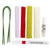 Mini set hobby Creative Company carta crespa, fiori, colori pastello, 1 scatola