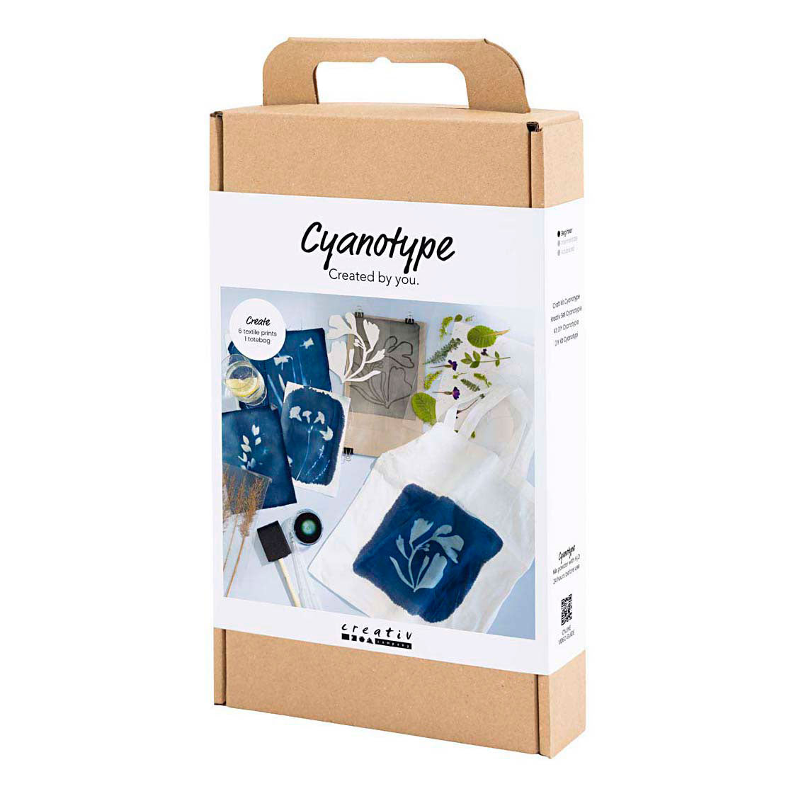 Set hobby Creative Company, cianotipia, tessuto, blu, 1 scatola