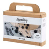Creativ company mini hobby set de joyería, rosas, negro, blanco y negro, blanco, 1 caja
