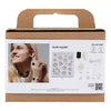 Creativ company mini hobby set de joyería, rosas, negro, blanco y negro, blanco, 1 caja