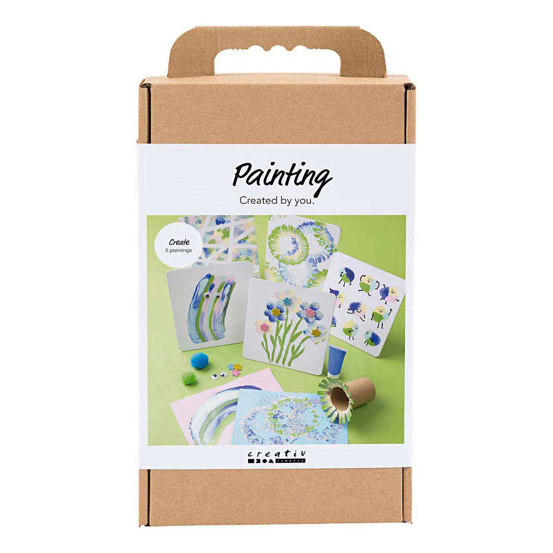 Set hobby pittura Creative Company, vari colori, 1 scatola
