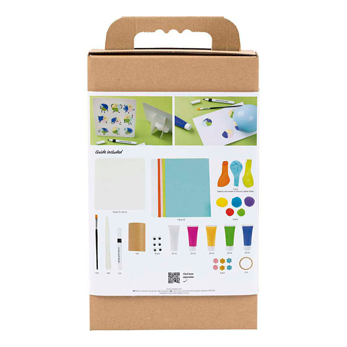 Set hobby pittura Creative Company, vari colori, 1 scatola