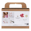 Mini set hobby di Creativ Company, gioielli, collana e braccialetto, rosa, 1 scatola