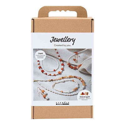 Creativ company https: www.cchobby.nl hobbyset-sieraden-beige-burnt-orange-wit-parelmoer-1-doos