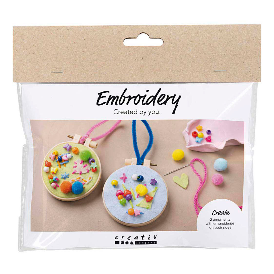 Creativ company mini hobby set bordado, fantasía, 1 caja
