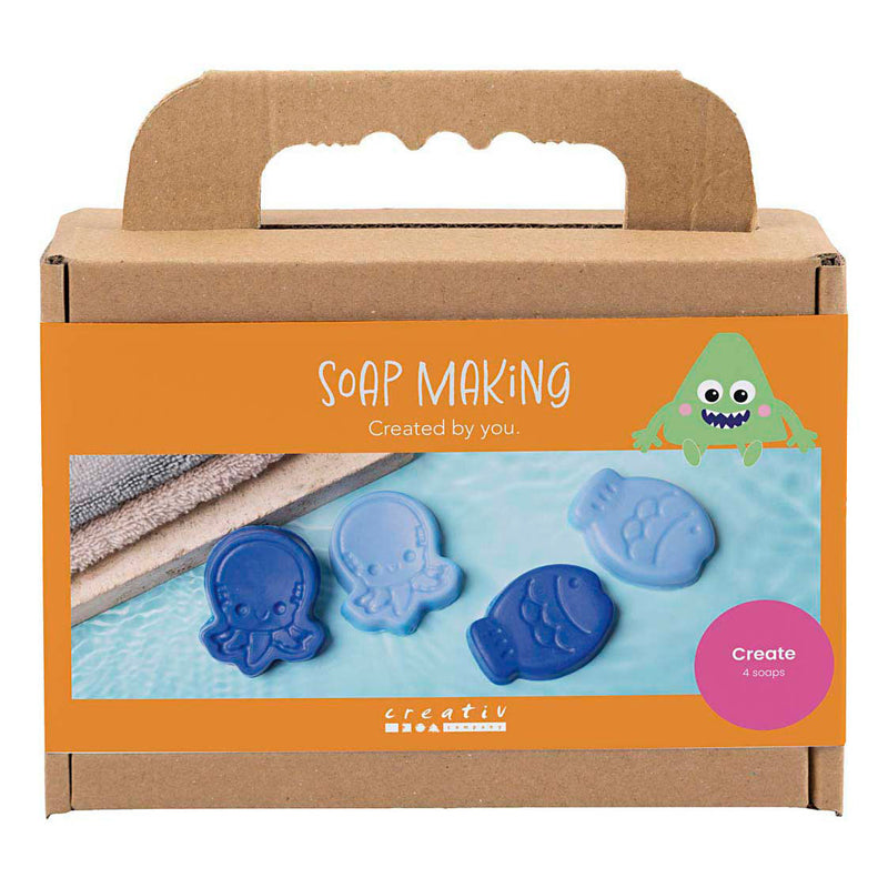 Set hobby per la produzione di sapone Creative Company, animali marini, blu, 1 scatola