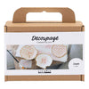 Creativ company mini hobbyset decoupage mosselschelpen lichtroze