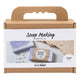 Creativ company mini soap making hobby set, square, light purple, 1 box