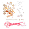 Mini set hobby di Creativ Company, gioielli, collane e braccialetti, rosa, 1 scatola