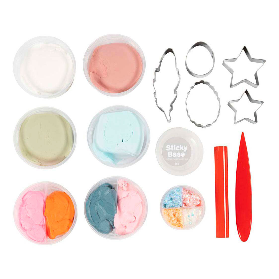 Set hobby per modellismo Creative Company, fiori, colori pastello, 1 scatola