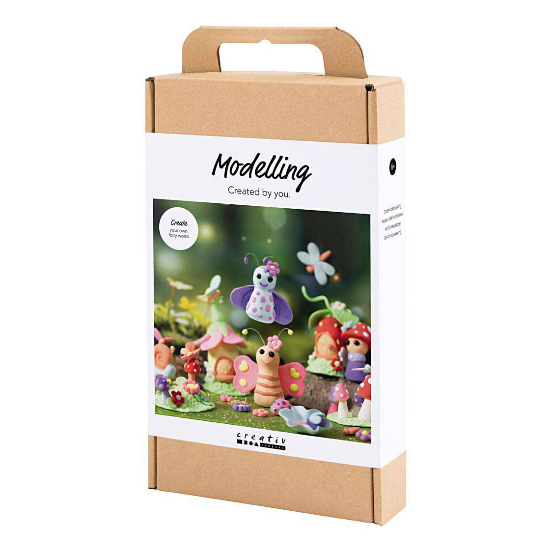 Creativ company modeling hobby set, elf, pastel colors, 1 box
