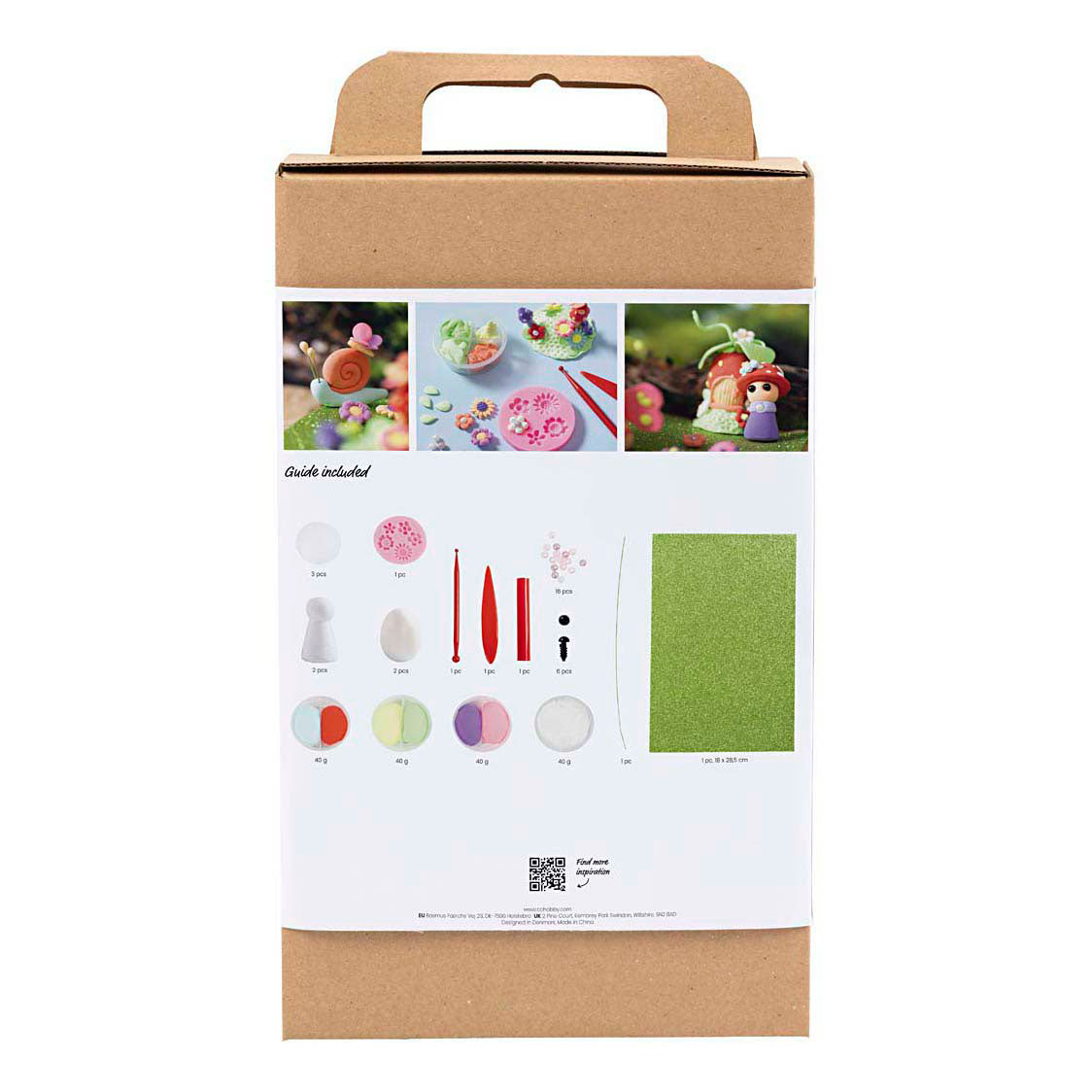 Creativ company modeling hobby set, elf, pastel colors, 1 box
