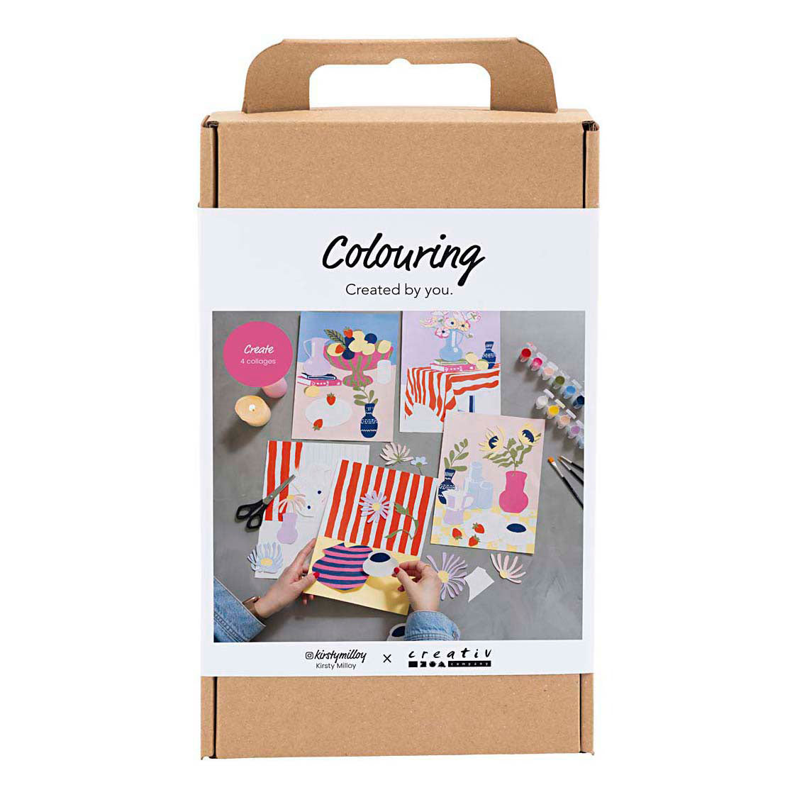 Creativ company hobby set colores, collage, 1 caja