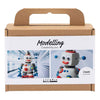 Mini set hobby per scultura Creativ Company, robot, blu, grigio, rosso, 1 scatola