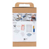 Creativ company hobby set kintsugi, cuenco, azul, dorado, blanco, 1 caja