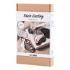 Creativ company set de hobby de fundición de resina, caracola, negro, blanco, 1 caja