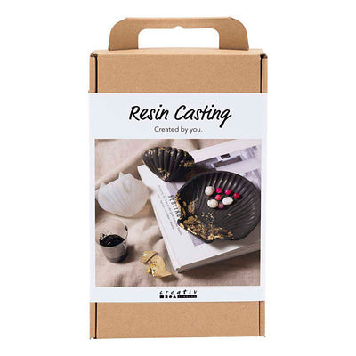 Set hobby Creative Company in resina colata, cozze, nero, oro, 1 scatola