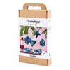 Set hobby Creativ Company cianotipia, decorazioni natalizie con cianotipia, blu, argento, 1 scatola