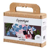 Mini set hobby Creativ Company, cianotipia, etichette regalo, blu, argento, 1 scatola