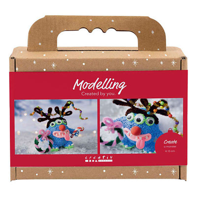 Creativ company https: www.cchobby.nl mini-hobbyset-boetseren-rendiermonster-diverse-kleuren-1-doos