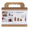 Creativ company mini hobby set decoration, houses, Christmas paint, 1 box