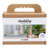 Mini set hobby per modellismo della Creativ Company, candeliere con conchiglie, bianco sporco, 1 scatola