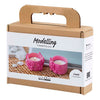 Creativ company mini hobbyset boetseren theelichthouders roze