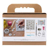 Creativ Company Mini Hobby Set Modelismo, Portavelas, Rosa, 1 Caja
