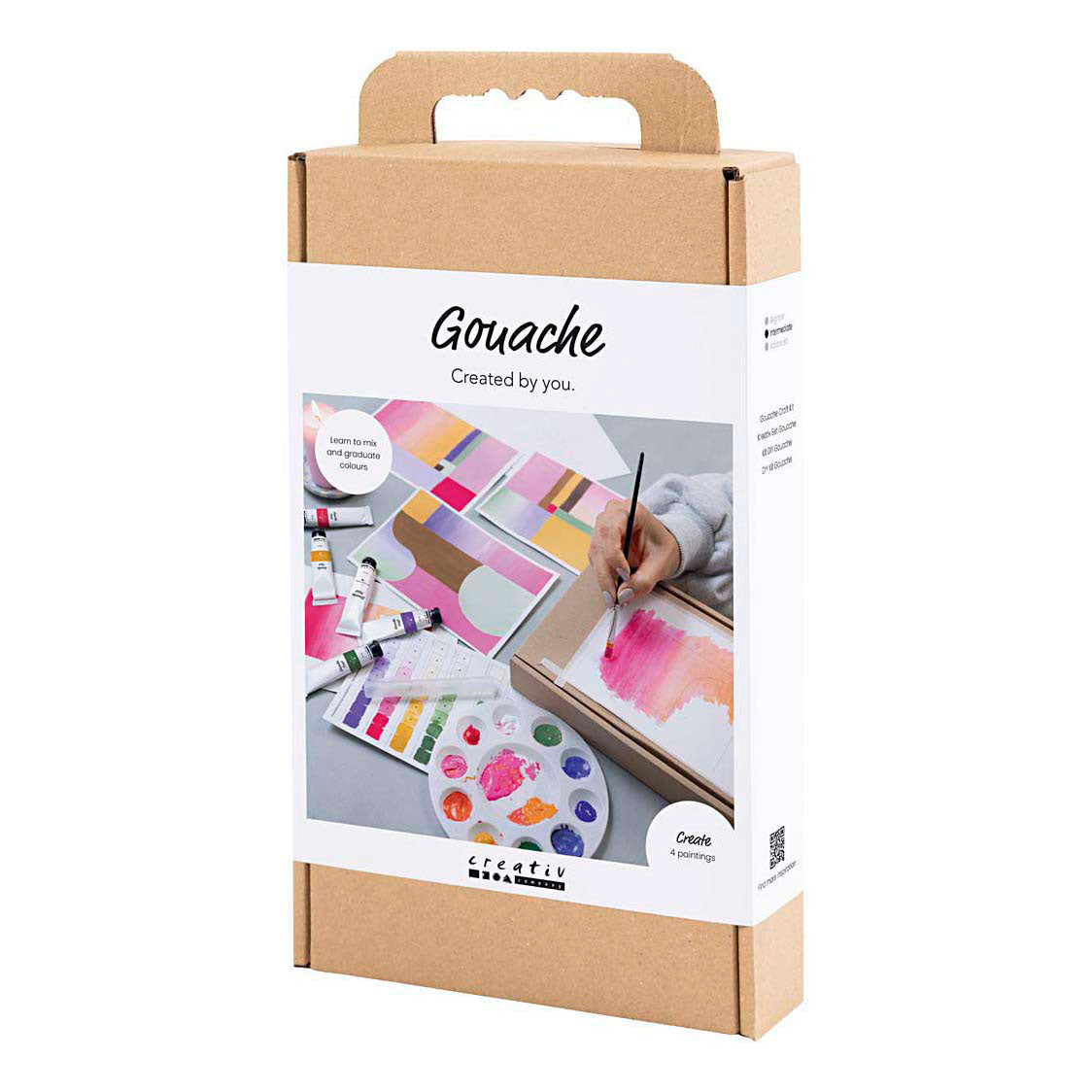 Set hobby Creativ Company tempera, quadri, vari colori, 1 scatola