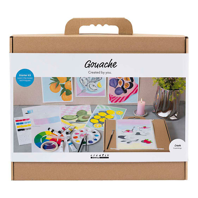 Set hobby per principianti Creativ Company tempera, dipinti, vari colori, 1 scatola