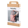 Creativ company hobbyset borduurwerk draagtas lichtroze