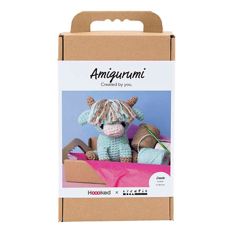 Creativ company hobby set amigurumi, vaca, beige, menta, 1 caja