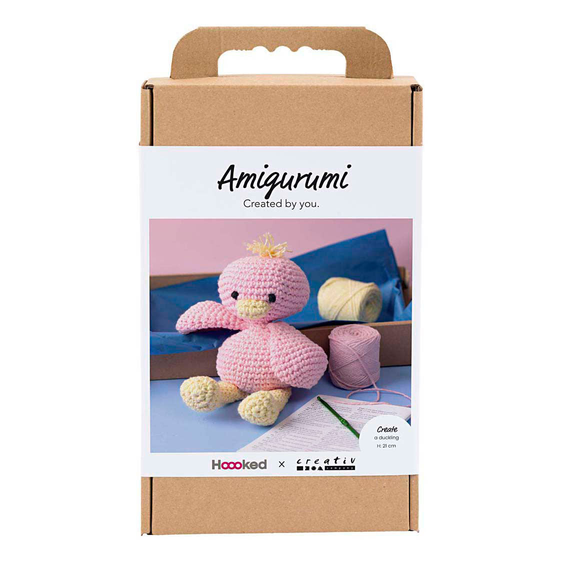 Set hobby Creative Company amigurumi, anatroccolo, rosa chiaro, giallo chiaro, 1 scatola