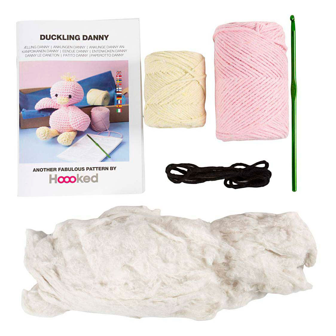 Set hobby Creative Company amigurumi, anatroccolo, rosa chiaro, giallo chiaro, 1 scatola