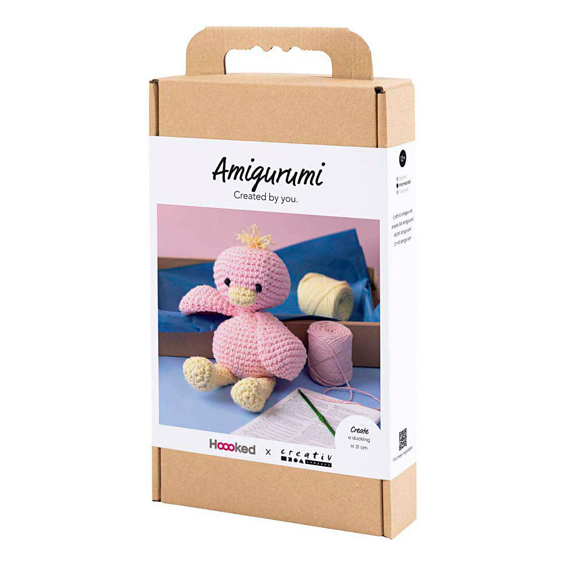 Set hobby Creative Company amigurumi, anatroccolo, rosa chiaro, giallo chiaro, 1 scatola