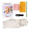 Set hobby Creative Company amigurumi, riccio, rosa chiaro, giallo caldo, 1 scatola
