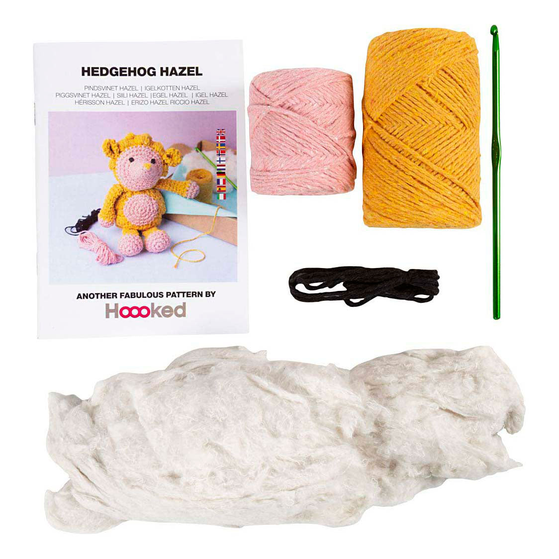 Set hobby Creative Company amigurumi, riccio, rosa chiaro, giallo caldo, 1 scatola