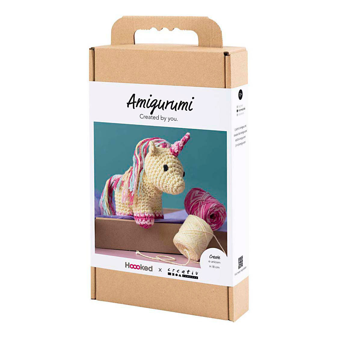 Creativ company https: www.cchobby.nl hobbyset-amigurumi-eenhoorn-regenboogkleuren-1-doos