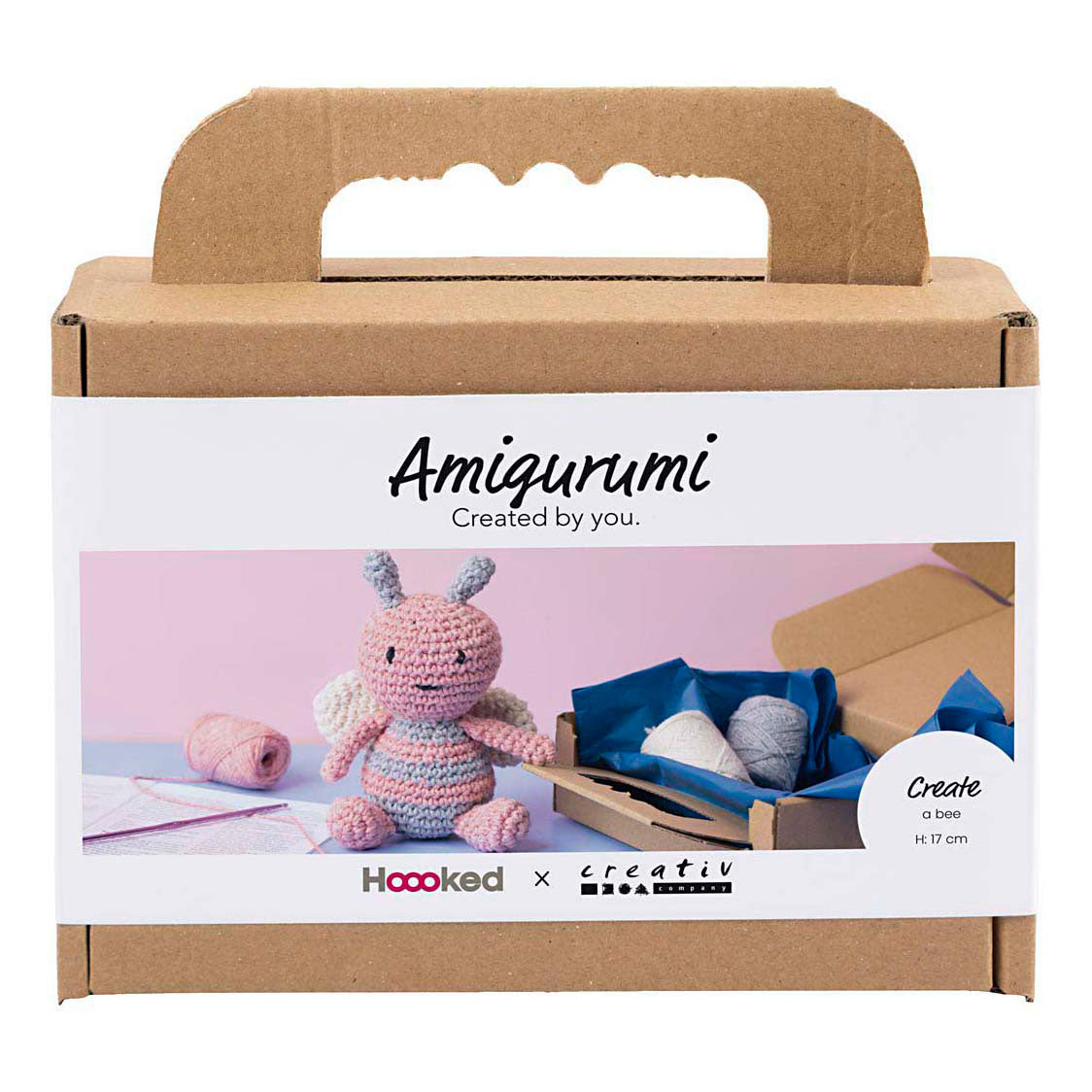 Set hobby Creative Company amigurumi, ape, colori pastello, 1 scatola