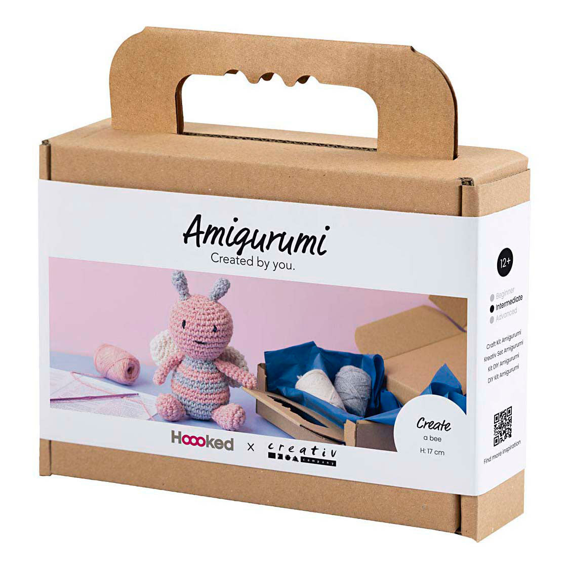 Set hobby Creative Company amigurumi, ape, colori pastello, 1 scatola