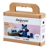 Set hobby Creativ Company amigurumi, procione, nero, blu, 1 scatola